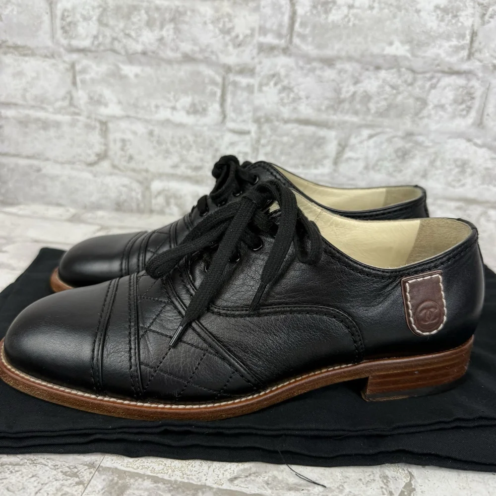 CHANEL oxford brogue
